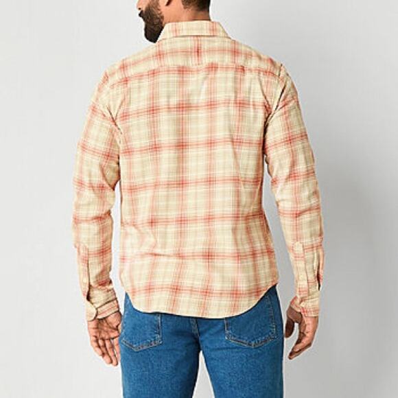 Frye and Co. Men’s Regular Fit Long Sleeve Plaid Button-Down Shirt Size XXL - Picture 2 of 12